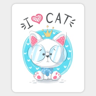 I love cat Sticker